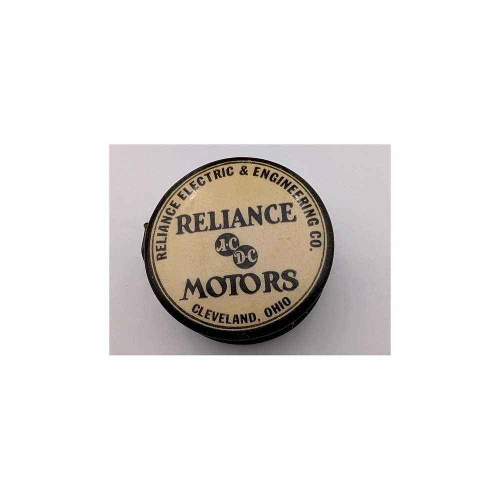 Vintage Reliance Electric Engineering Co Motors Advertising Tape Measure